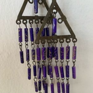 Hand made artistic earrings